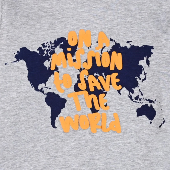 Energies Kids Pajamas with "Explore the World" Print
