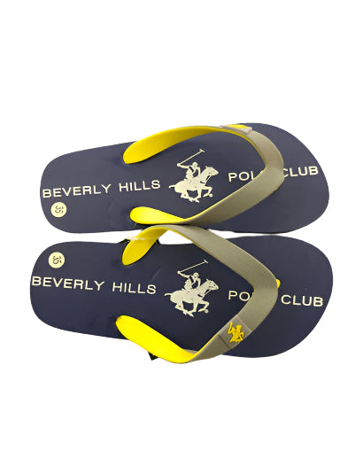 Polo Club Beverly Hills Polo Club Flip Flops - Black, White, Blue