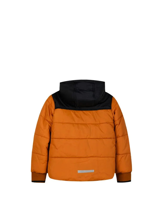 Πίσω όψη αγορίστικου μπουφάν Energiers σε χρώμα κεχριμπάρι