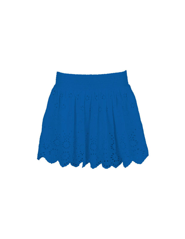 Energiers παιδική ρουά φούστα με διάτρητο κέντημα broderie και λάστιχο στη μέση