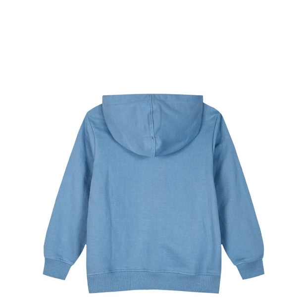 Γαλάζια παιδική φούτερ μπλούζα Energiers με κουκούλα – πίσω όψη.