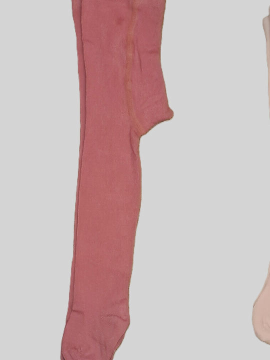 Παιδικό καλσόν Energiers βαμβακερό σε ροζ, εκρού και φραουλί χρώμα, μαλακό και ελαστικό για άνεση όλη μέρα.