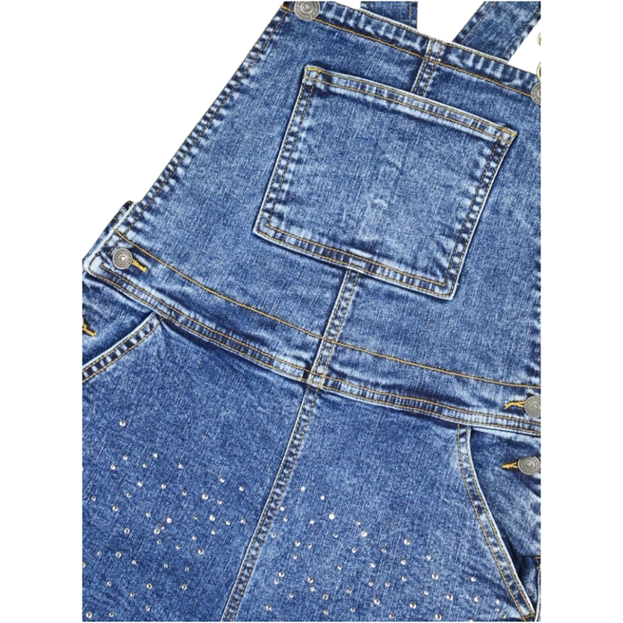 Energiers Παιδική Τζιν Σαλοπέτα με Στρας